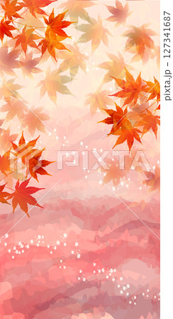 紅葉 もみじ 秋 背景 紅葉 もみじ 秋 背景 127341687