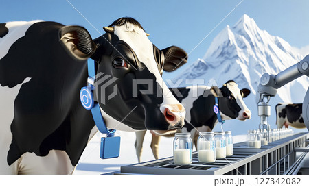 ミルク 牛乳 乳 127342082