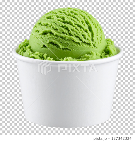 Ice cream isolated on white background Ice cream isolated on white background 127342324