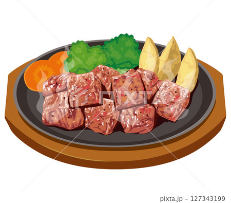 サイコロステーキ 127343199