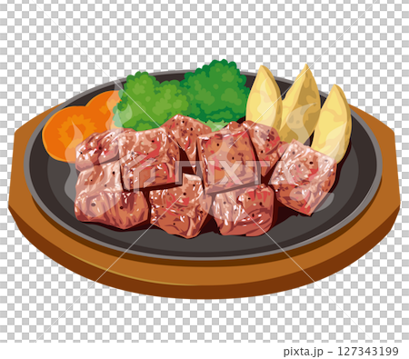 サイコロステーキ 127343199
