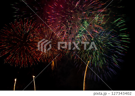 風物詩 打ち上げ花火㊸ 127343402