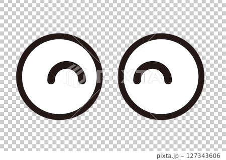 Simple monochrome icon in front view 127343606