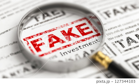 投資詐欺を表現したコンセプトビジネス画像 127344103