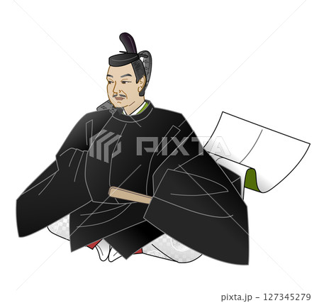 藤原公任のイラスト　 127345279