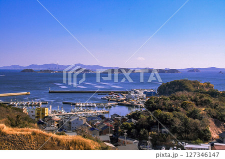 師崎港と羽豆岬 師崎港と羽豆岬 127346147