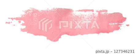 pink watercolor background. Artistic hand paint. Isolated on transparent background. 127346231