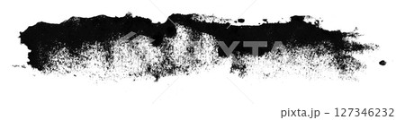 black watercolor background. Artistic hand paint. Isolated on transparent background. black watercolor background. Artistic hand paint. Isolated on transparent background. 127346232
