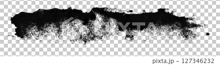black watercolor background. Artistic hand paint. Isolated on transparent background. black watercolor background. Artistic hand paint. Isolated on transparent background. 127346232