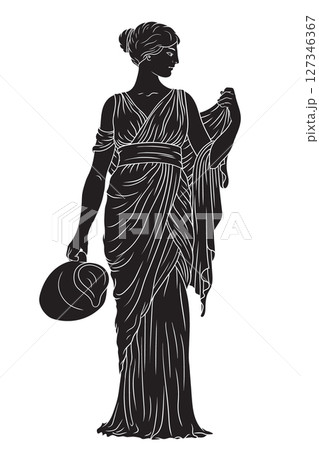 Vector Greek women. 127346367