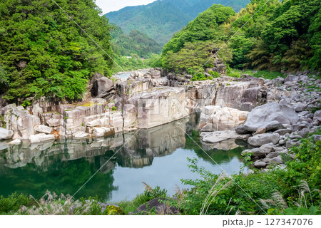 『寝覚の床』木曽路の景勝地 『寝覚の床』木曽路の景勝地 127347076