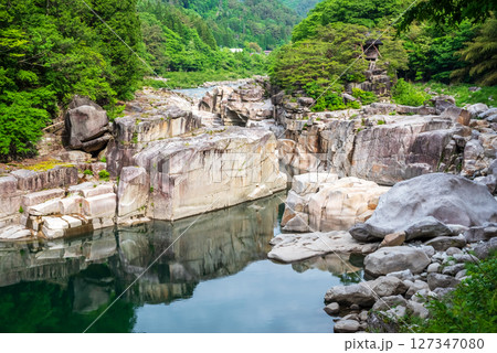 『寝覚の床』木曽路の景勝地 『寝覚の床』木曽路の景勝地 127347080