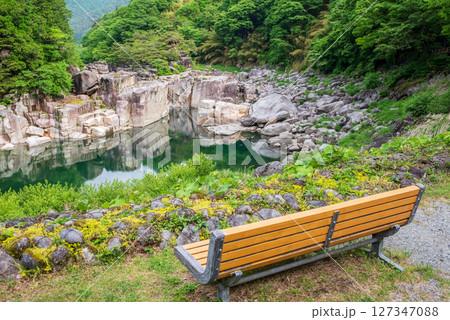 『寝覚の床』木曽路の景勝地 『寝覚の床』木曽路の景勝地 127347088