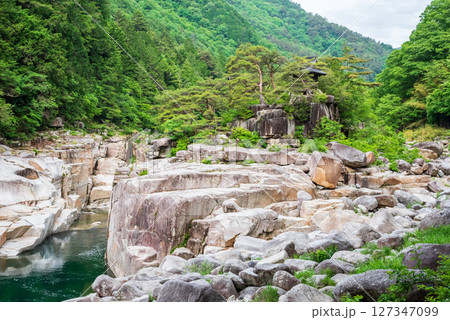 『寝覚の床』木曽路の景勝地 『寝覚の床』木曽路の景勝地 127347099