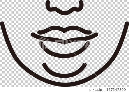Icon Cosmetic medicine Cosmetic surgery Face Fat Double chin Woman Pictogram Design Illustration Material Icon Cosmetic medicine Cosmetic surgery Face Fat Double chin Woman Pictogram Design Illustration Material 127347800