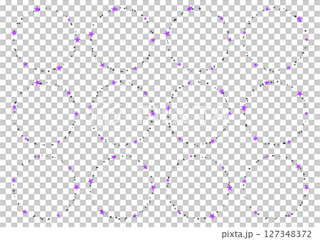 ガーリーな星のフレーム 127348372