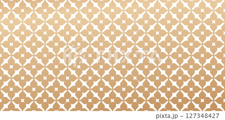 Seamless vector pattern in Arabian style. Geometric ornament golden colors isolated for wallpapers and backgrounds, fabric, textile, cover, wrapping paper, laser cut material templates, printing linen Seamless vector pattern in Arabian style. Geometric ornament golden colors isolated for wallpapers and backgrounds, fabric, textile, cover, wrapping paper, laser cut material templates, printing linen 127348427