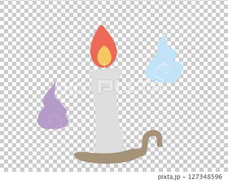 ロウソク 主線なし 127348596