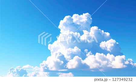 青空　夏　入道雲 127349232