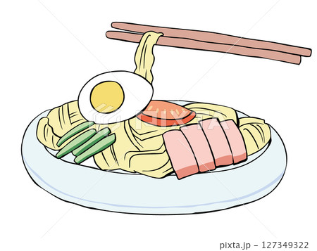 冷やし中華 127349322