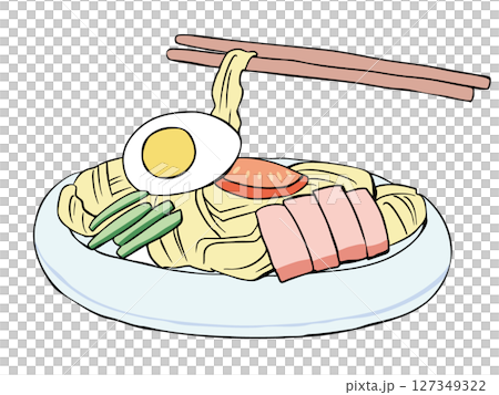 冷やし中華 127349322