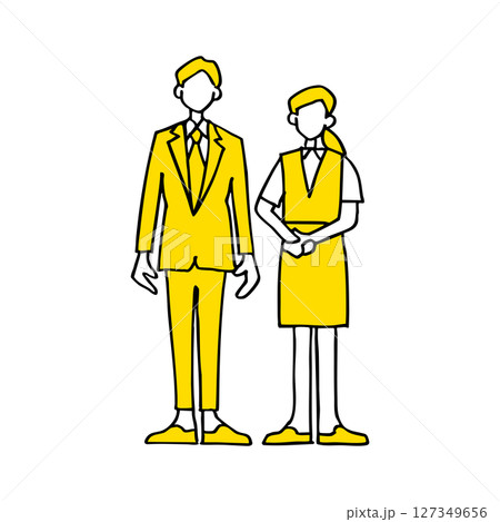 会社員の男女 会社員の男女 127349656