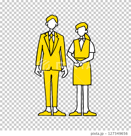 会社員の男女 会社員の男女 127349656
