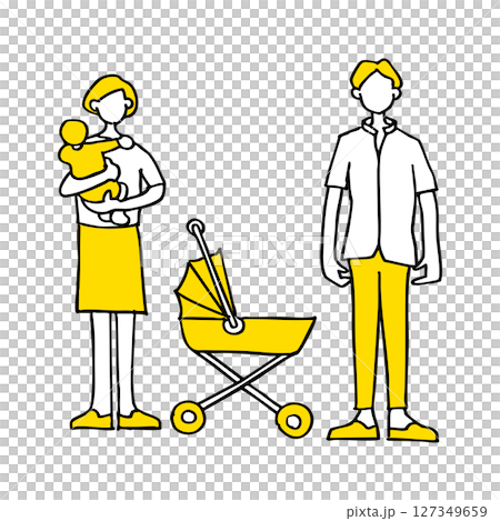 Three-person family 127349659