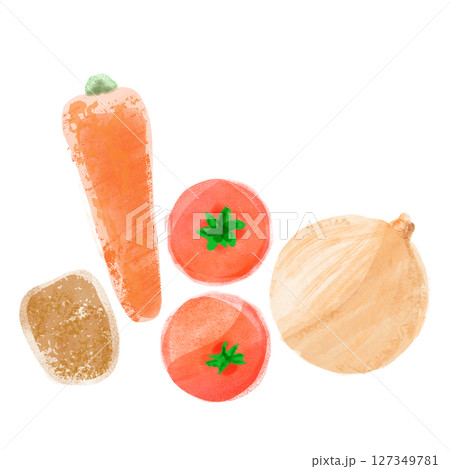 赤い野菜セット 赤い野菜セット 127349781