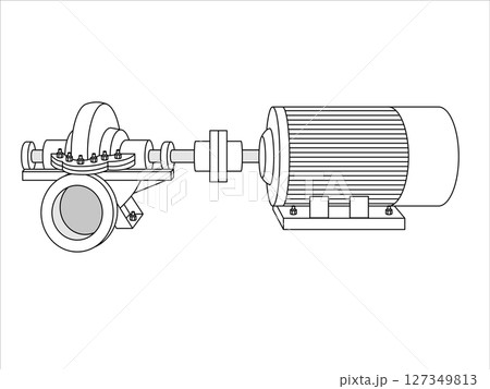 The pumping unit is centrifugal with a nozzle. A device for pumping process water and other liquids. 127349813