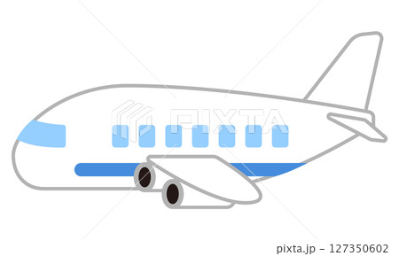 飛行機のイラスト 127350602