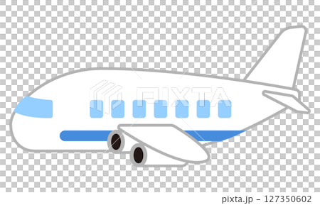 飛行機のイラスト 127350602