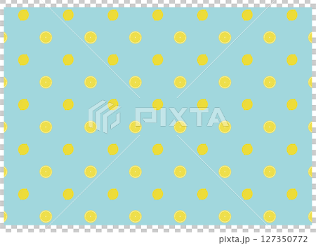 Simple and cute lemon pattern material - Blue 127350772