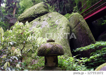 栃木県 名草巨石群 お供石 栃木県 名草巨石群 お供石 127351072
