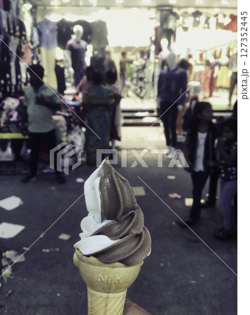 Soft Serve Ice Cream, Night Market Street Food Delight, Mambalam, Soft Serve Ice Cream, Night Market Street Food Delight, Mambalam, 127352445