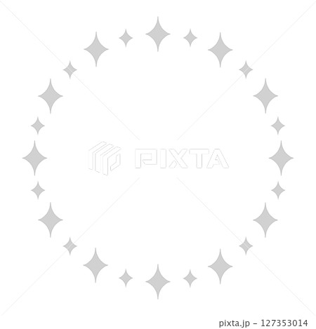 キラキラのフレーム 127353014