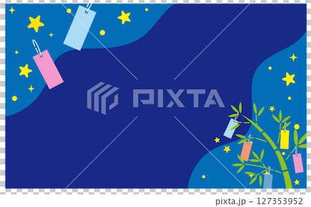 Milky Way vector illustration background material 127353952