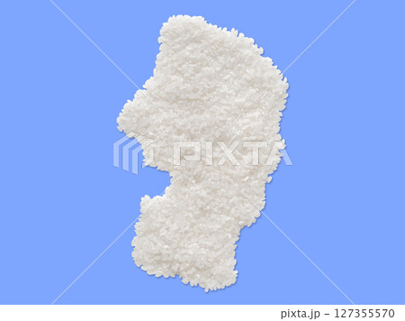 米で作った山形県の地図 米で作った山形県の地図 127355570