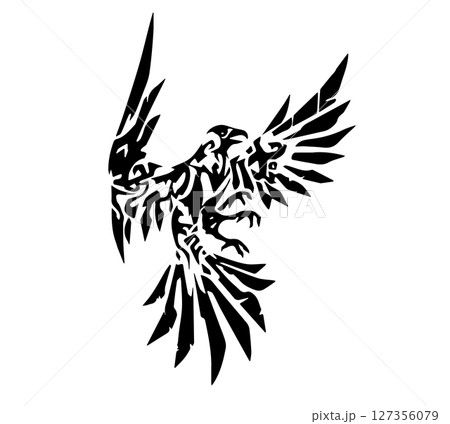 八咫烏のイラスト素材 [127356079] - PIXTA