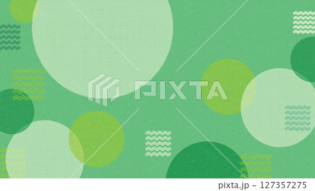bg素材-グリーン模様2025-3 127357275