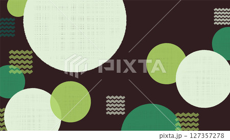 bg素材-グリーン模様2025-4ベク bg素材-グリーン模様2025-4ベク 127357278