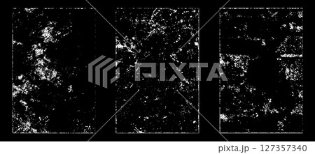 Black and white grunge. Distress overlay texture. Abstract surface dust and rough dirty wall background concept. Distress illustration simply place over object to create grunge effect. Vector EPS10. 127357340