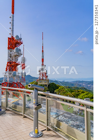 (長崎県)稲佐山山頂展望台の景色 (長崎県)稲佐山山頂展望台の景色 127358341