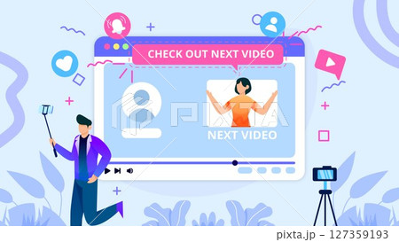 YouTube　イメージ　コンテンツ作成 127359193