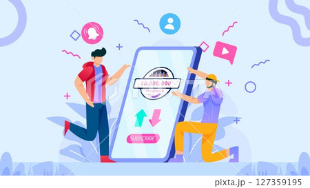 YouTube　イメージ　コンテンツ作成 127359195