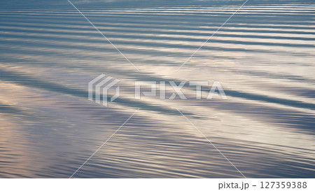 Water clear surface effect ripple liquid background design pattern Abstract wave water surface backdrop. Calm nature reflection 127359388