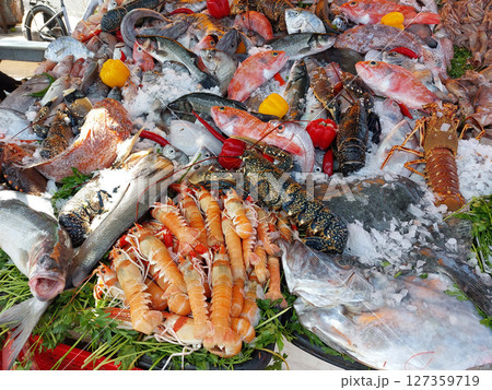 Essaouira fish market, Morocco 127359719