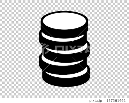 Coin icon monotone 127361461