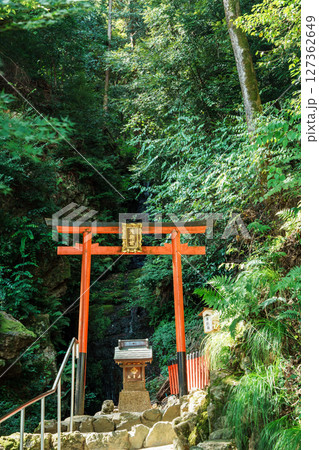 京都松尾大社 霊亀の滝の滝御前 京都松尾大社 霊亀の滝の滝御前 127362649