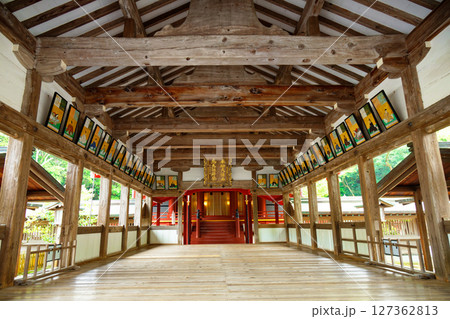 宗像大社辺津宮　本殿　拝殿 127362813